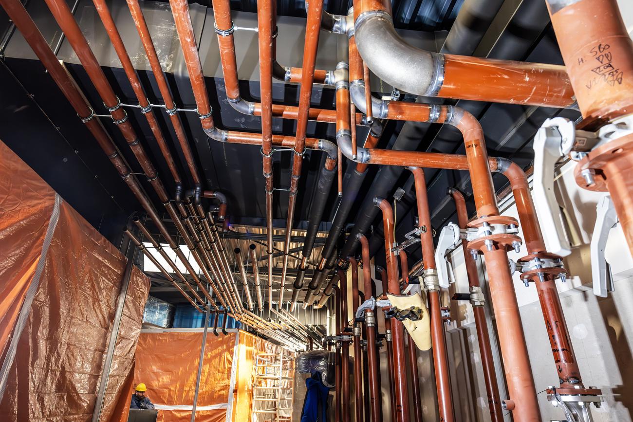 Voortgang bouw nieuwe zwembad