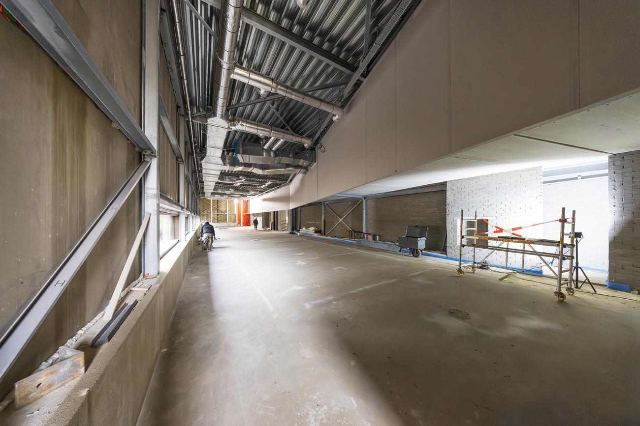 Voortgang bouw nieuwe zwembad