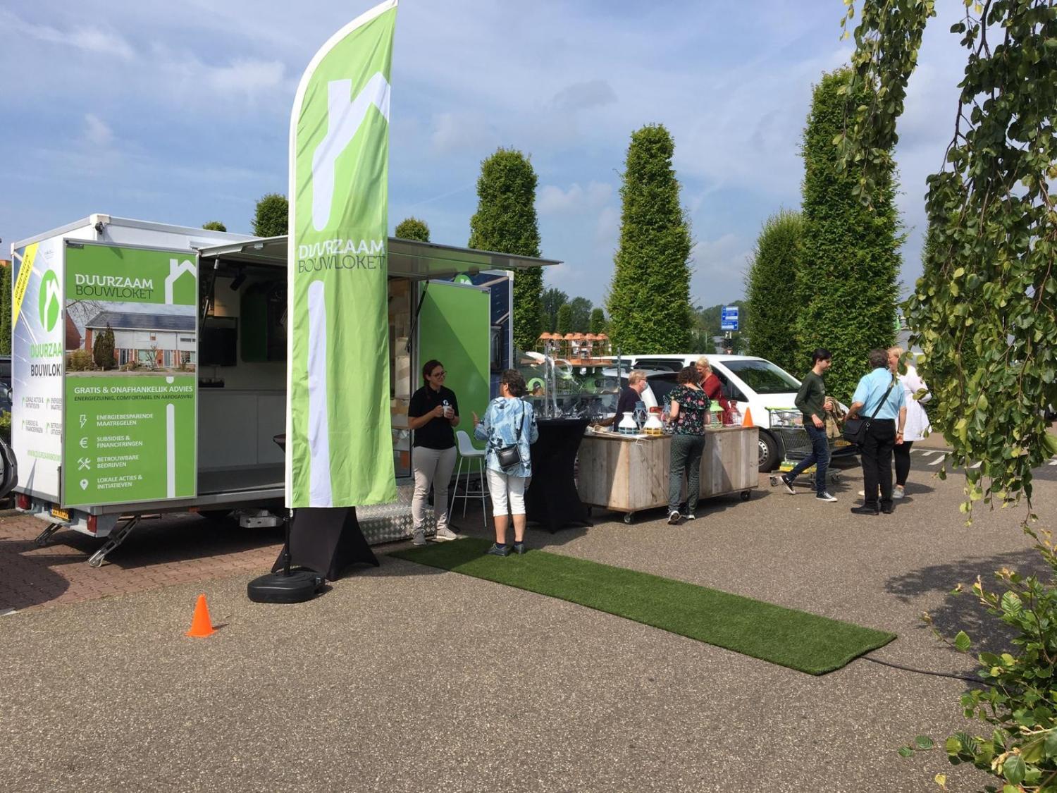 Mobiele showroom Duurzaam Bouwloket