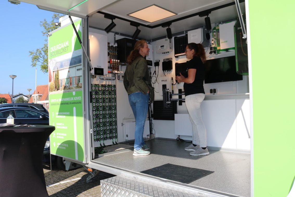 Mobiele showroom Duurzaam Bouwloket