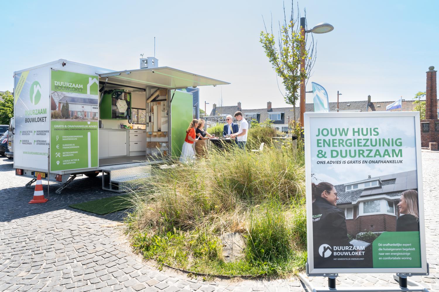 Mobiele showroom Duurzaam Bouwloket